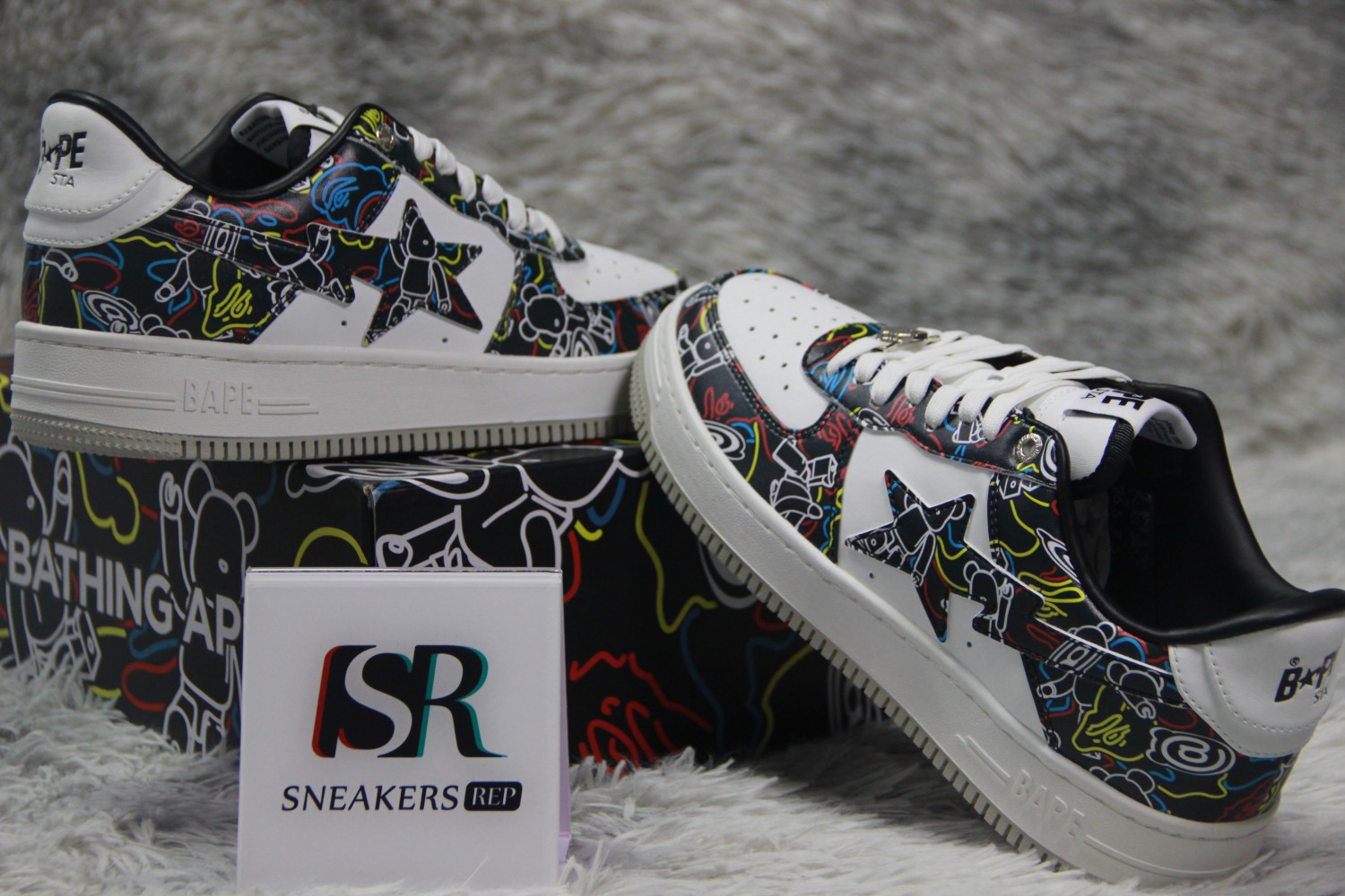 A Bathing Ape Bape Sta Medicom Toy Bearbrick Camo Black  1H73191913-BLK/1H73-291-911