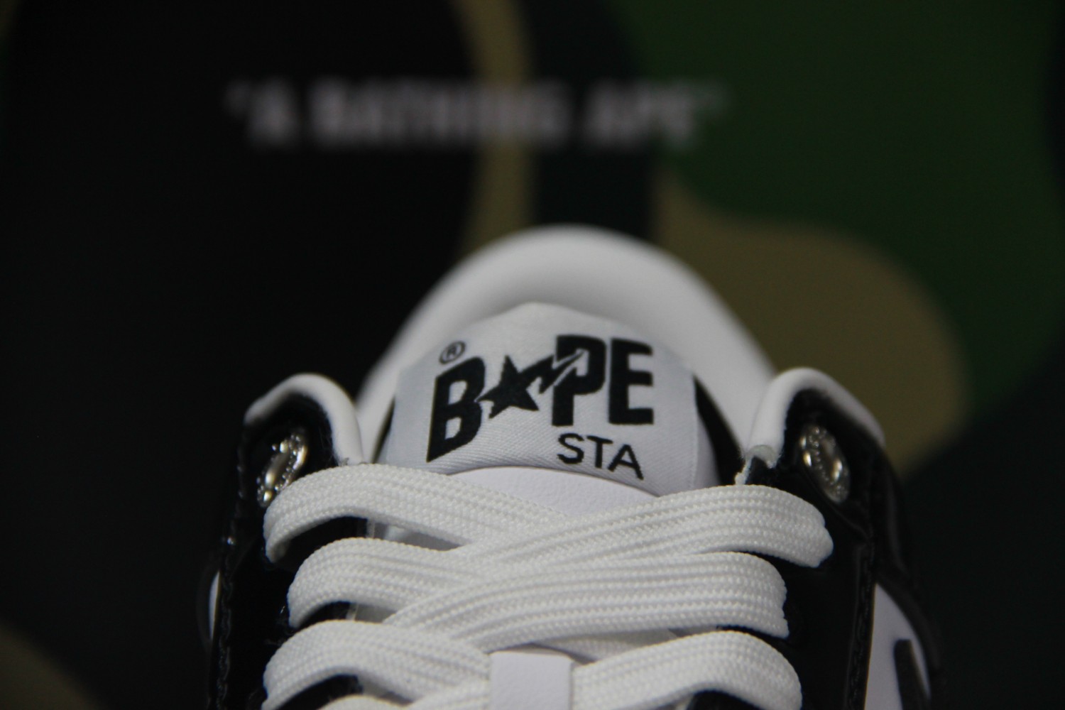A Bathing Ape Bape Sta Low Black 001FWH701001_BLK_A