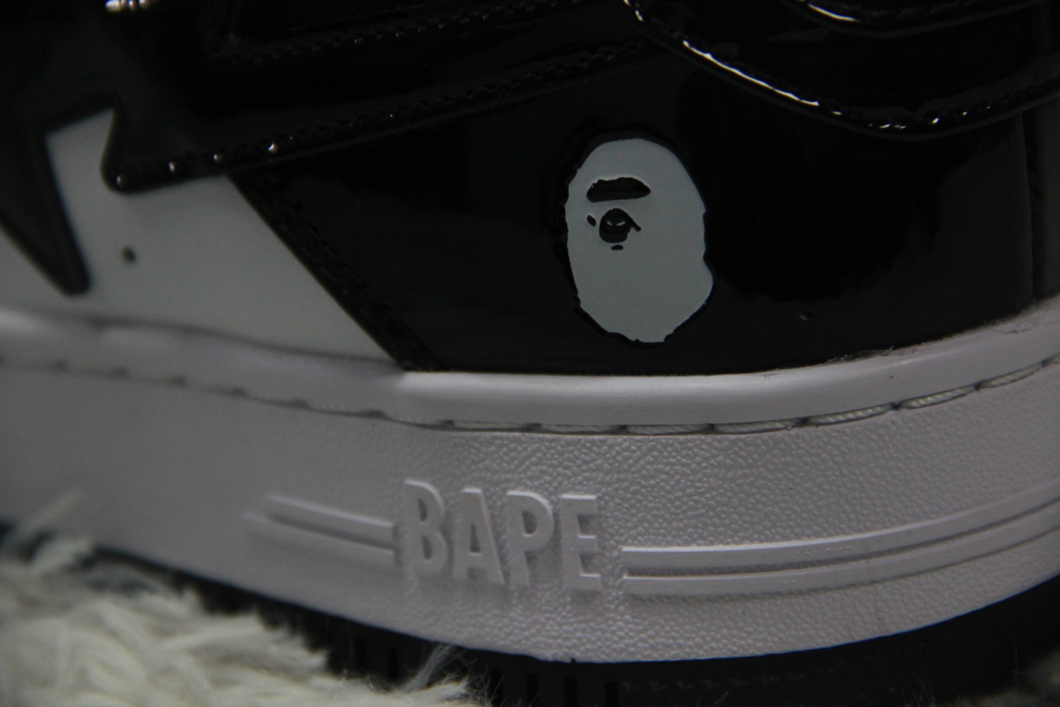 A Bathing Ape Bape Sta Low Black 001FWH701001_BLK_A