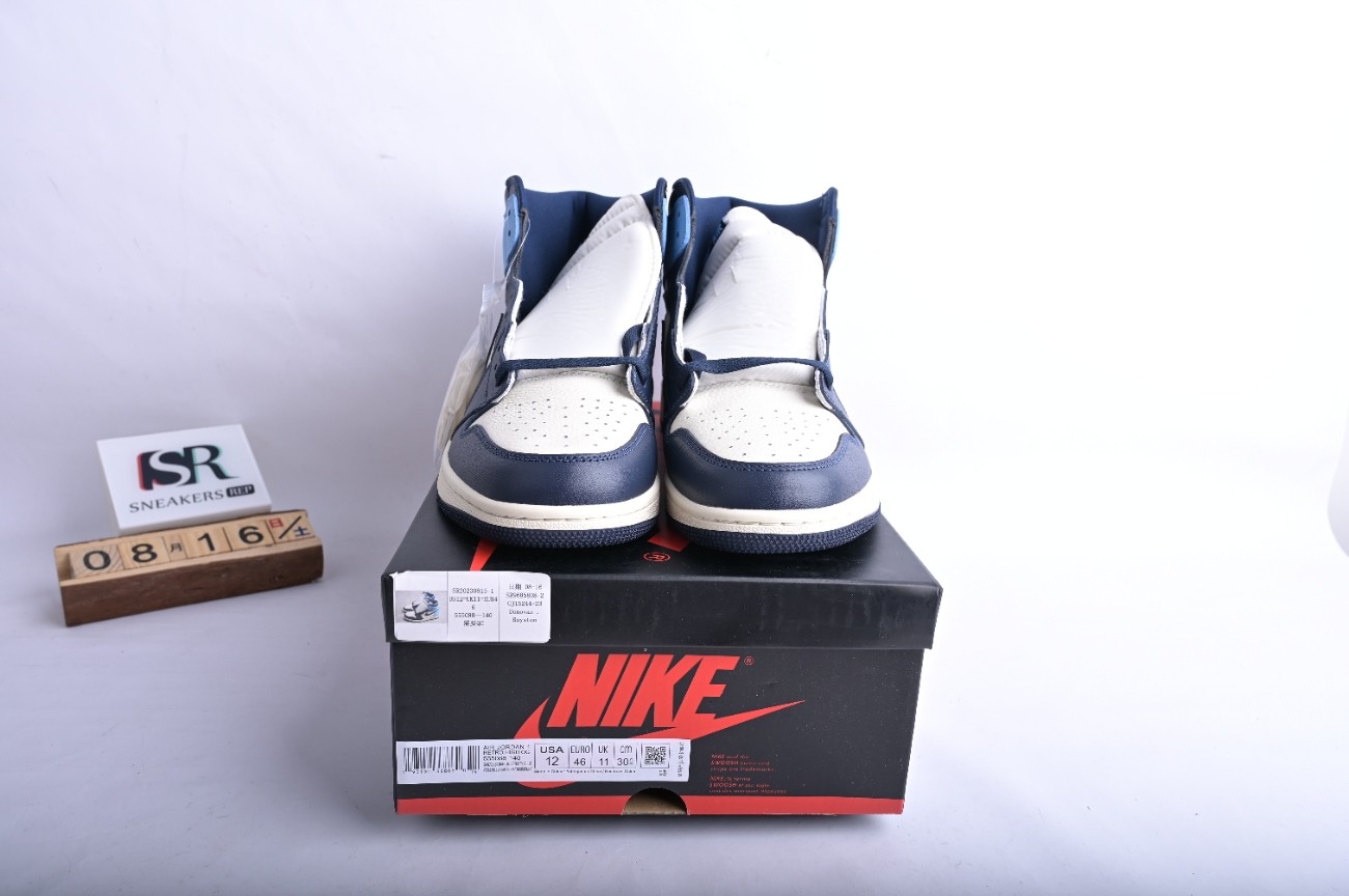 Jordan 1 Retro High Obsidian UNC 555088一140
