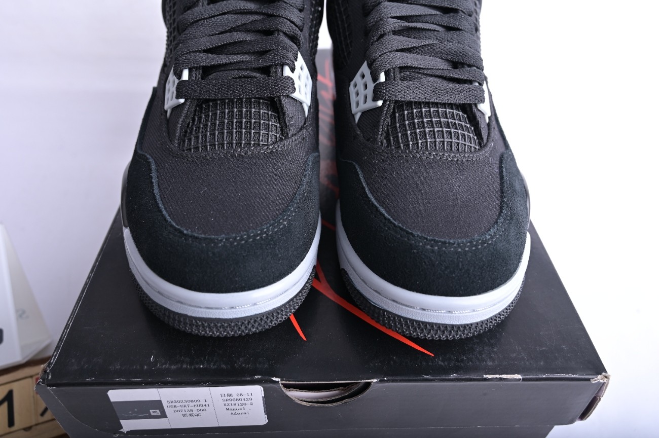 Jordan 4 Retro SE Black Canvas DH7138-006