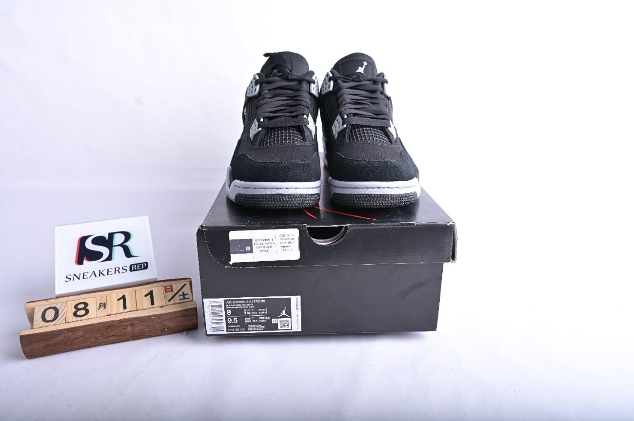 Jordan 4 Retro SE Black Canvas DH7138-006