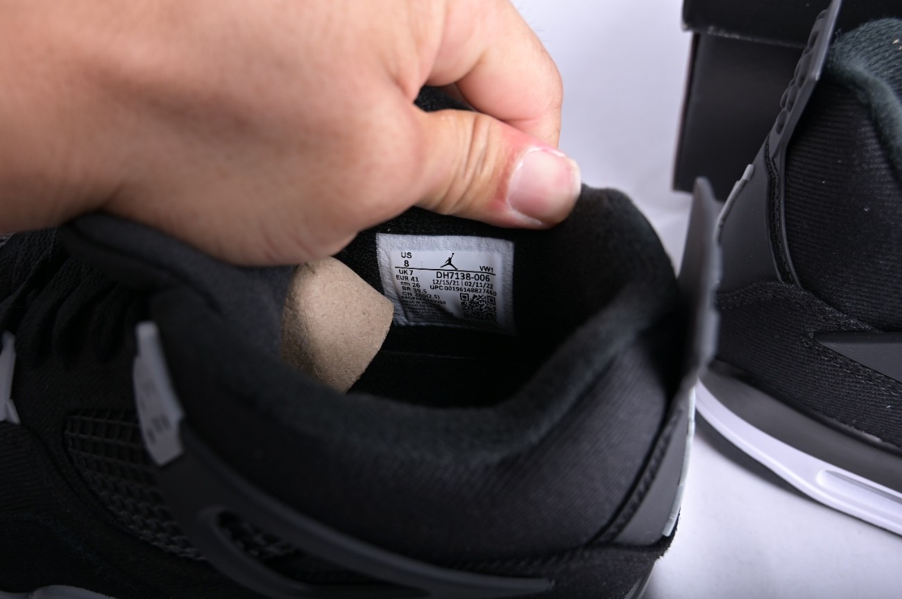 Jordan 4 Retro SE Black Canvas DH7138-006