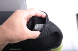 Bal*nci*ga Speed Clear Sole Sneaker Black Yellow Fluo