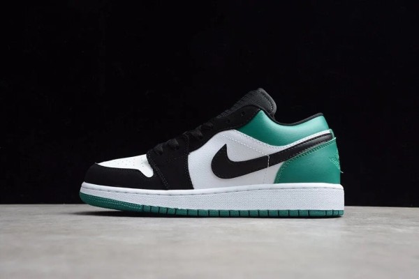 Jordan 1 Low White Black Mystic Green 553558-113