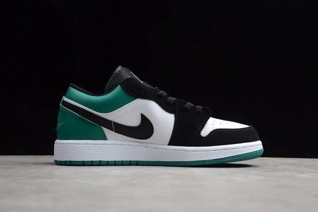 Jordan 1 Low White Black Mystic Green 553558-113