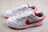 Nike Dunk Low Vast Grey Varsity Red FJ0832-011