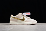 Nike Dunk Low Phantom Metallic Gold (Women's) DX5930-001