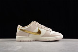 Nike Dunk Low Phantom Metallic Gold (Women's) DX5930-001