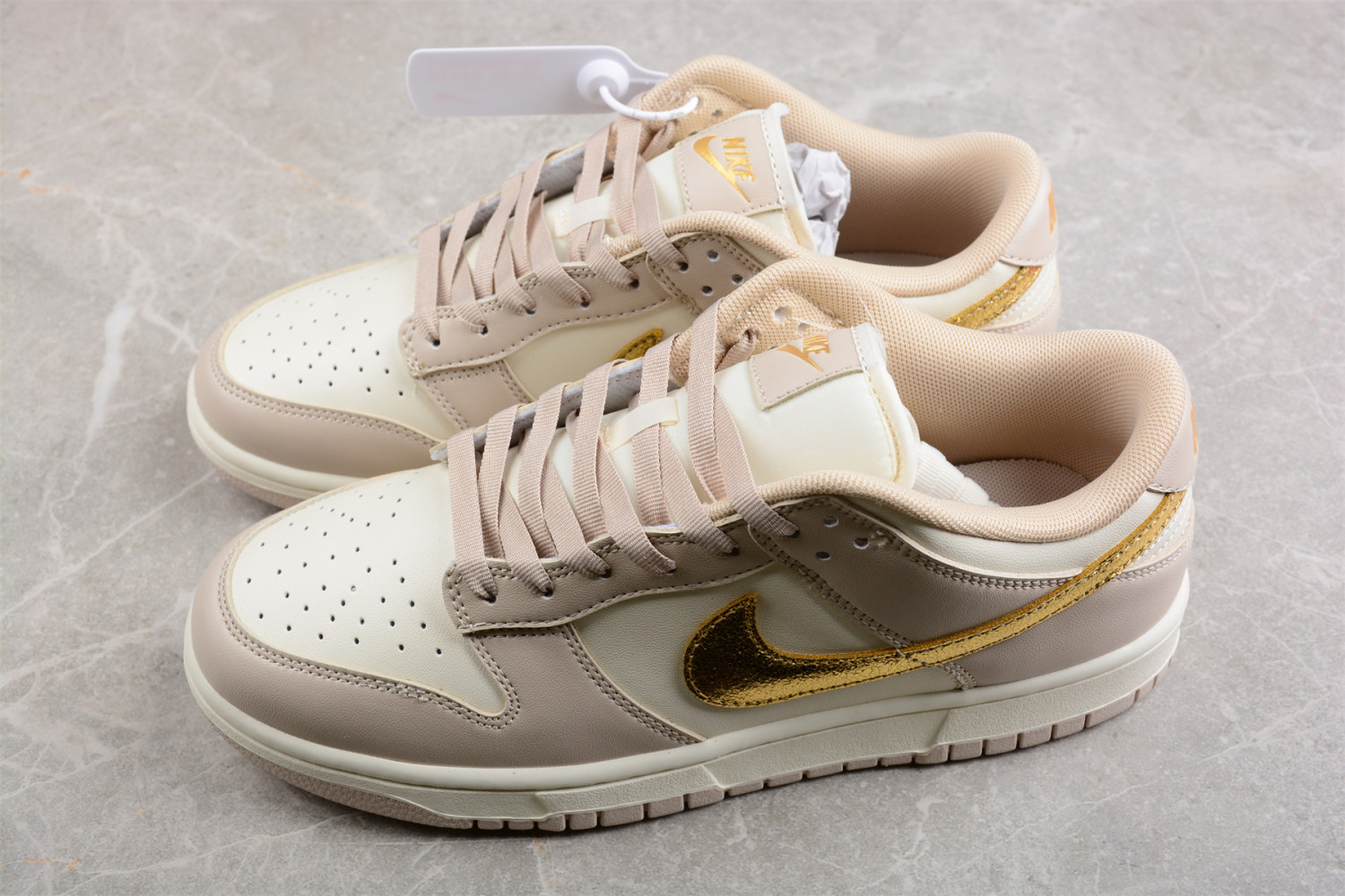 Nike Dunk Low Phantom Metallic Gold (Women