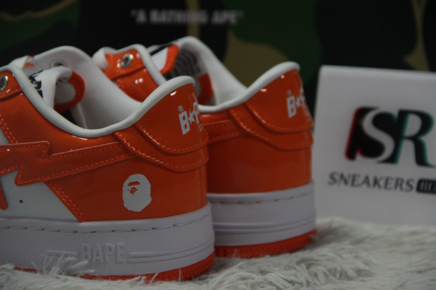 A Bathing Ape Bape Sta Low Orange 001FWH701001_ORG_A