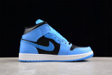 Jordan 1 Mid University Blue Black DQ8426-401