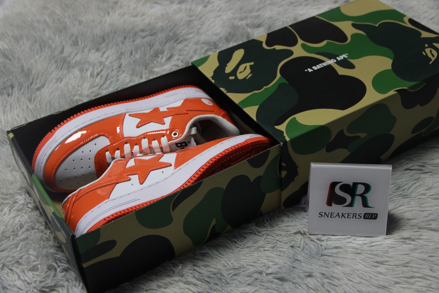 A Bathing Ape Bape Sta Low Orange 001FWH701001_ORG_A