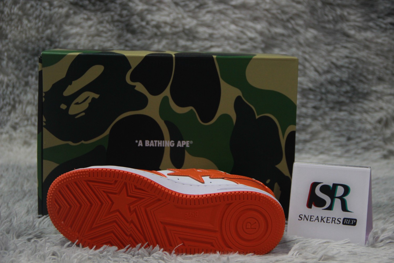 A Bathing Ape Bape Sta Low Orange 001FWH701001_ORG_A