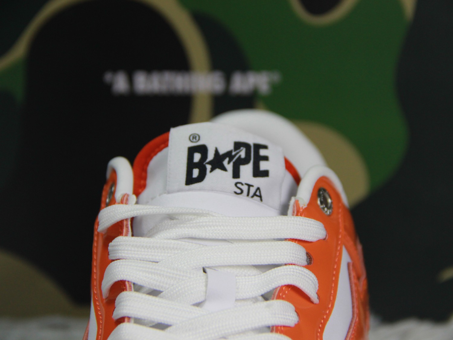 A Bathing Ape Bape Sta Low Orange 001FWH701001_ORG_A