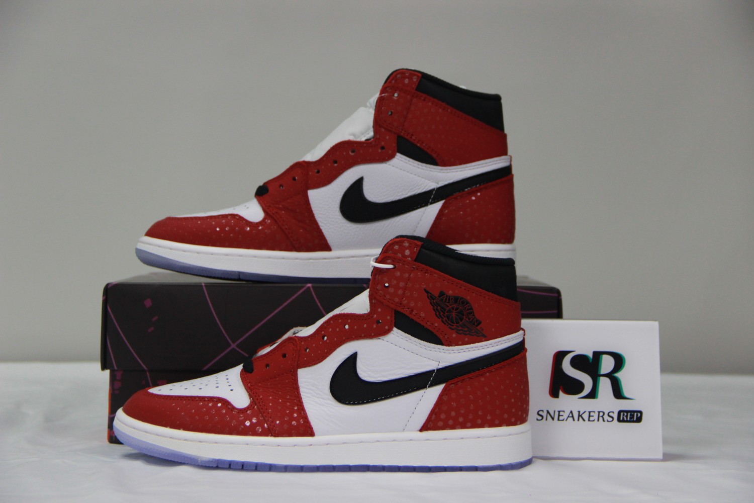 Jordan 1 Retro High Spider Man Origin Story (Special Box) 555088-602