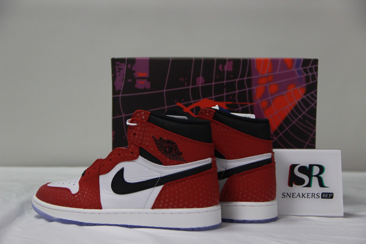 Jordan 1 Retro High Spider Man Origin Story (Special Box) 555088-602