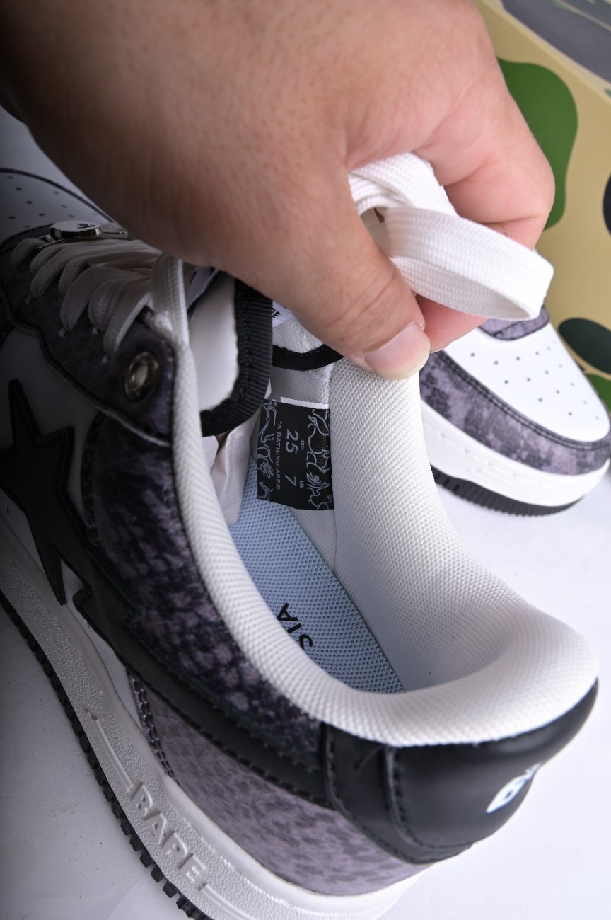 Bape STA low serpentine Black