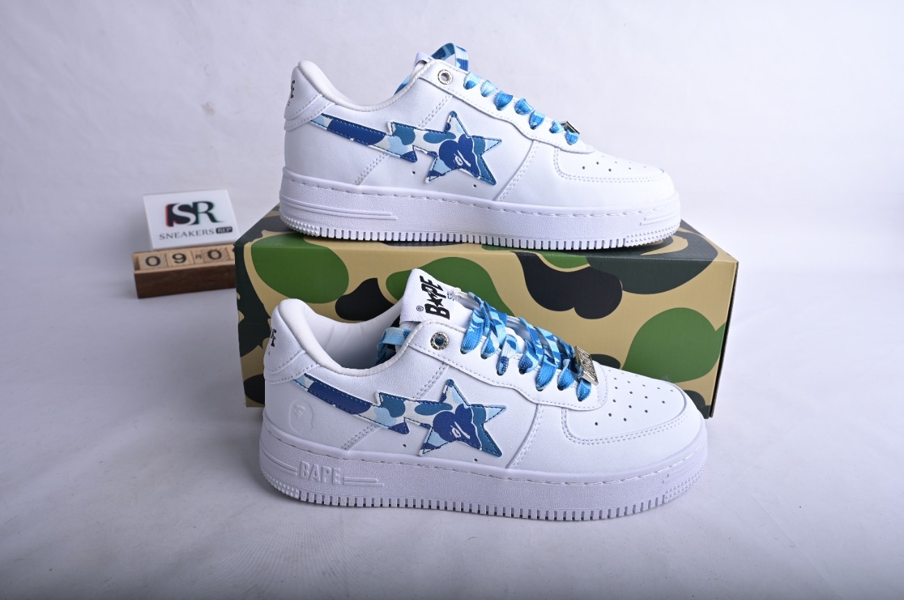 A Bathing Ape Bape Sta Low ABC Camo White Blue (2022)  1I70191005-BLU/1I70291004-BLU/001FWI701005-BLU