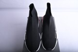 Bal*nci*ga Speed Clear Sole Sneaker Black White Red