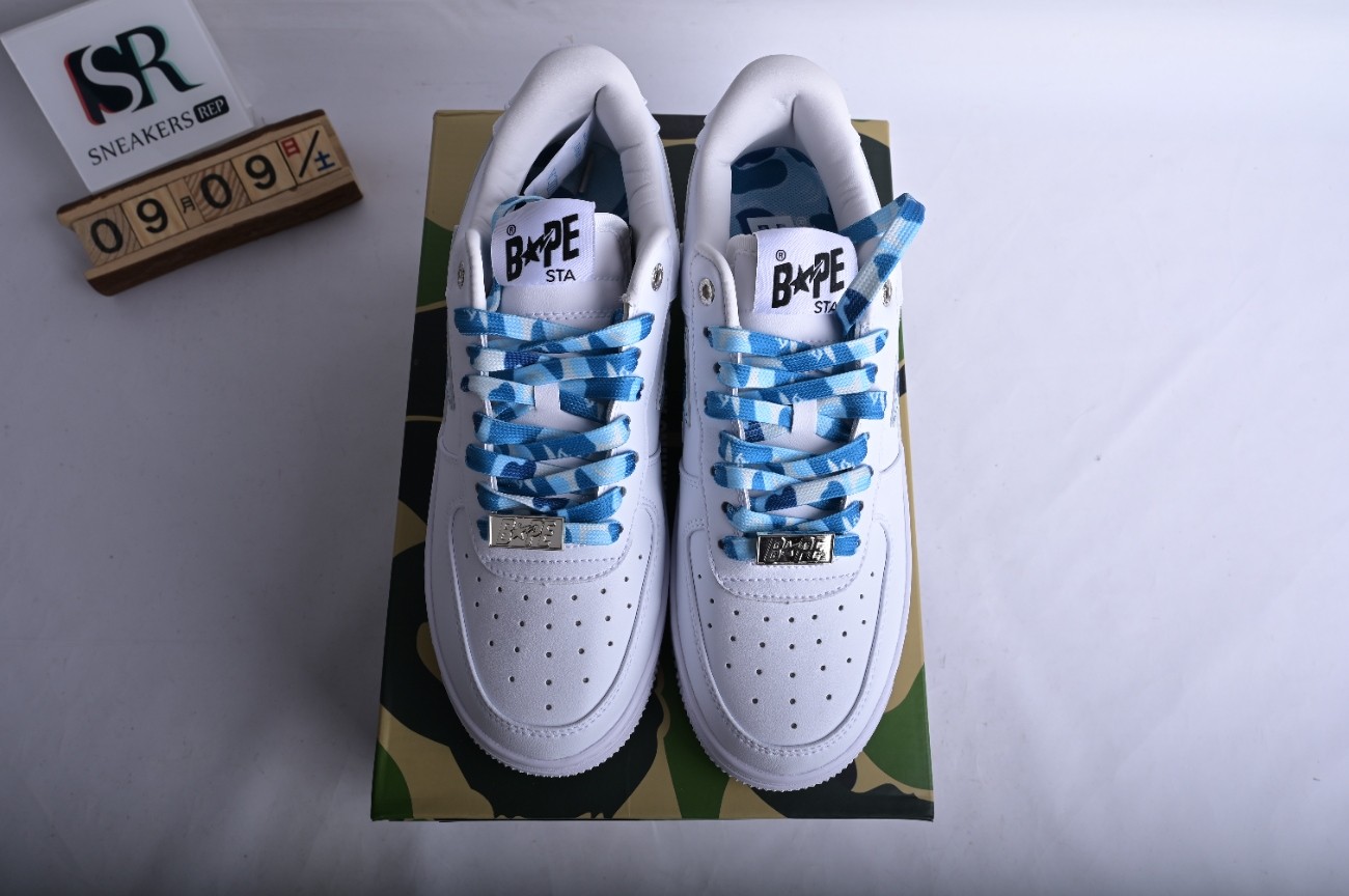 A Bathing Ape Bape Sta Low ABC Camo White Blue (2022)  1I70191005-BLU/1I70291004-BLU/001FWI701005-BLU