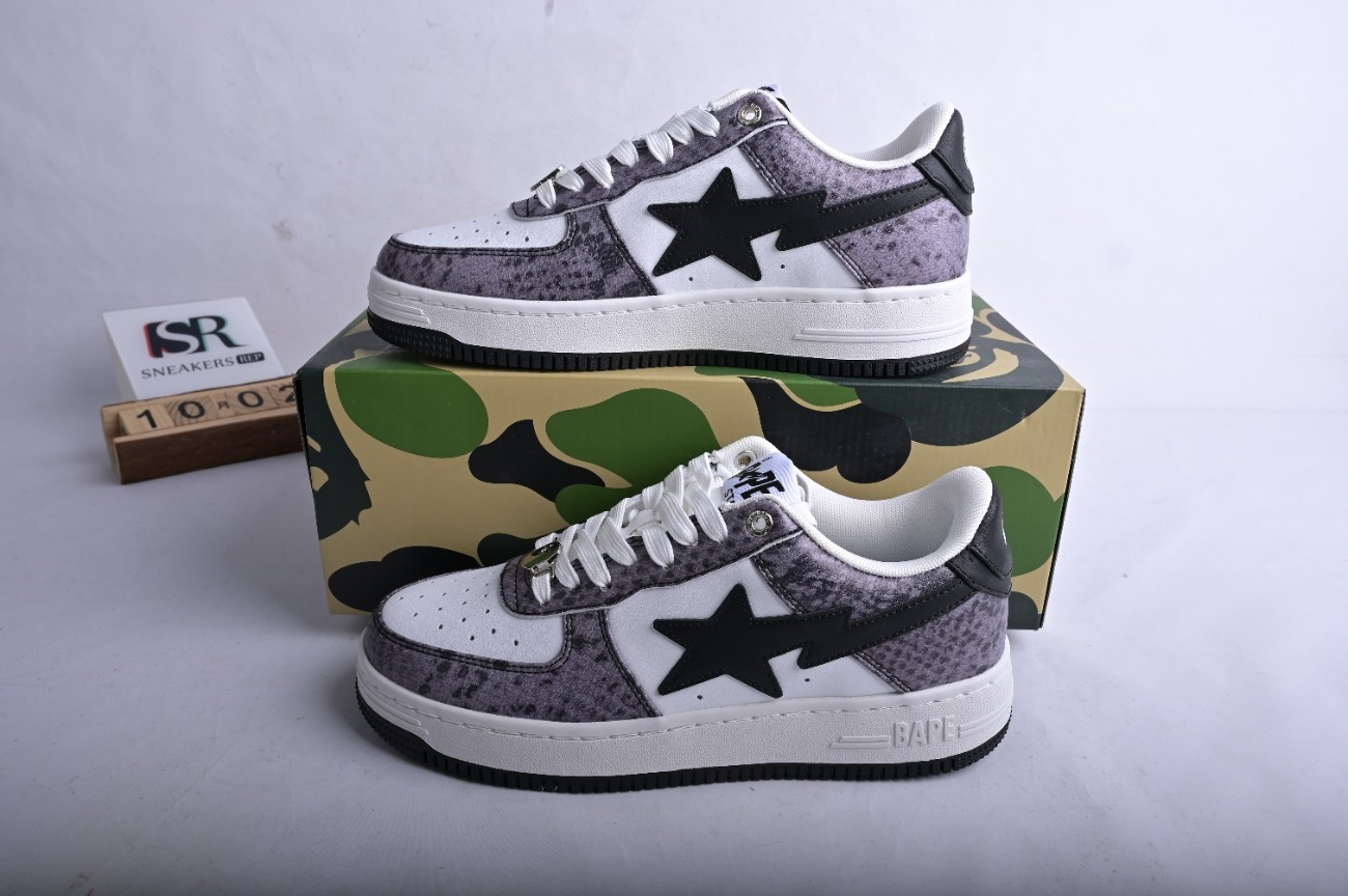 Bape STA low serpentine Black