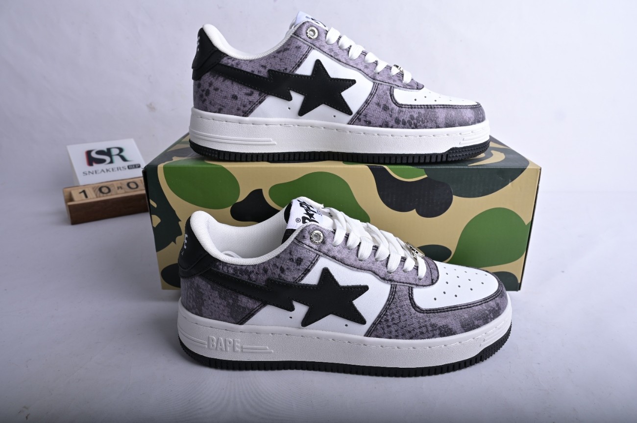 Bape STA low serpentine Black