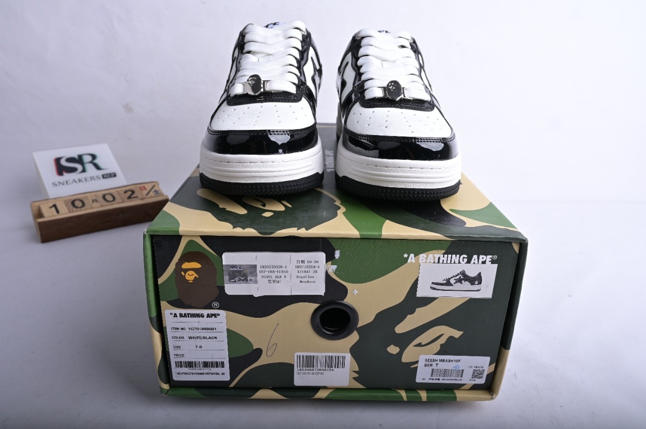 A Bathing Ape Bape Sta Low Black 001FWH701001_BLK_A
