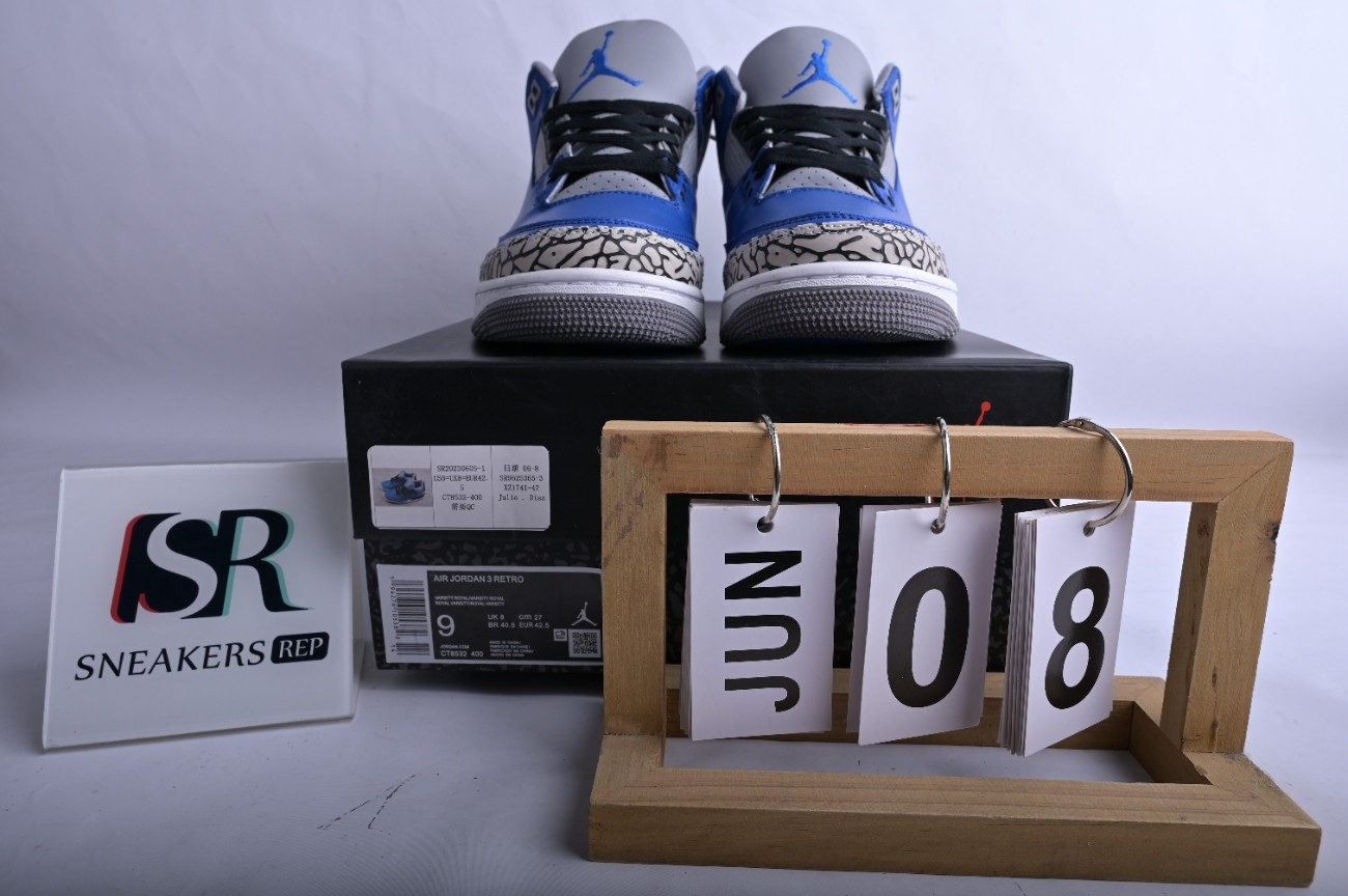 Jordan 3 Retro Varsity Royal Cement CT8532-400