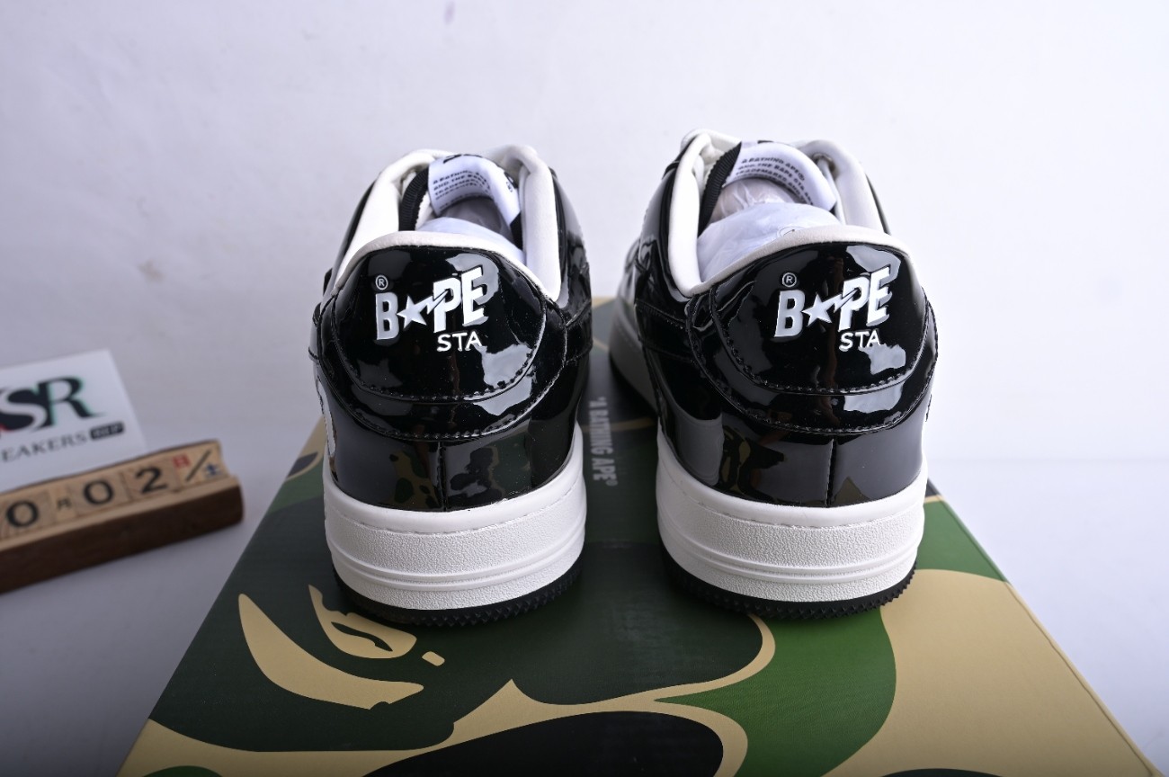 A Bathing Ape Bape Sta Low Black 001FWH701001_BLK_A