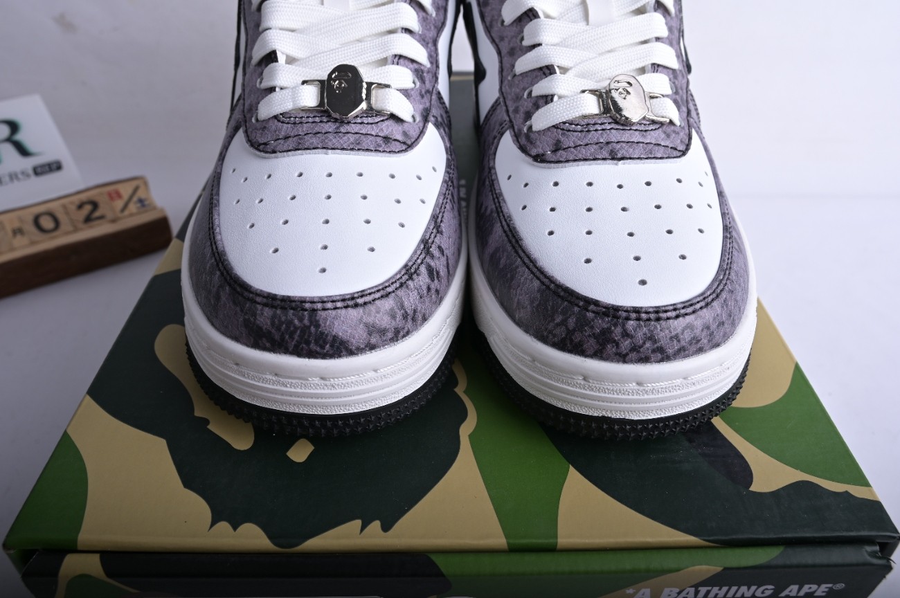 Bape STA low serpentine Black