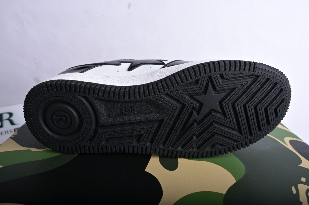 A Bathing Ape Bape Sta Low Black 001FWH701001_BLK_A
