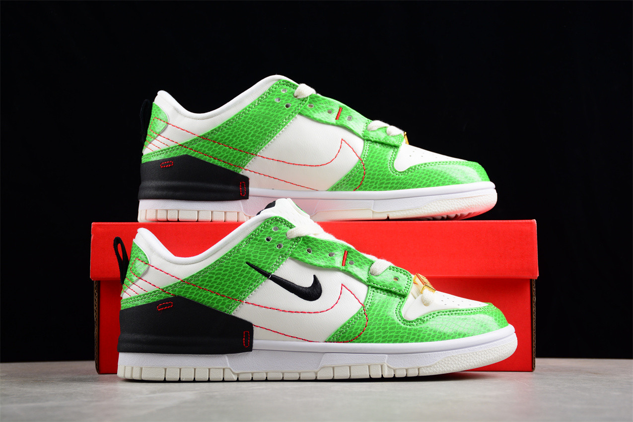 Nike Dunk Low Disrupt 2 Just Do It Snakeskin Green (W) DV1491-101