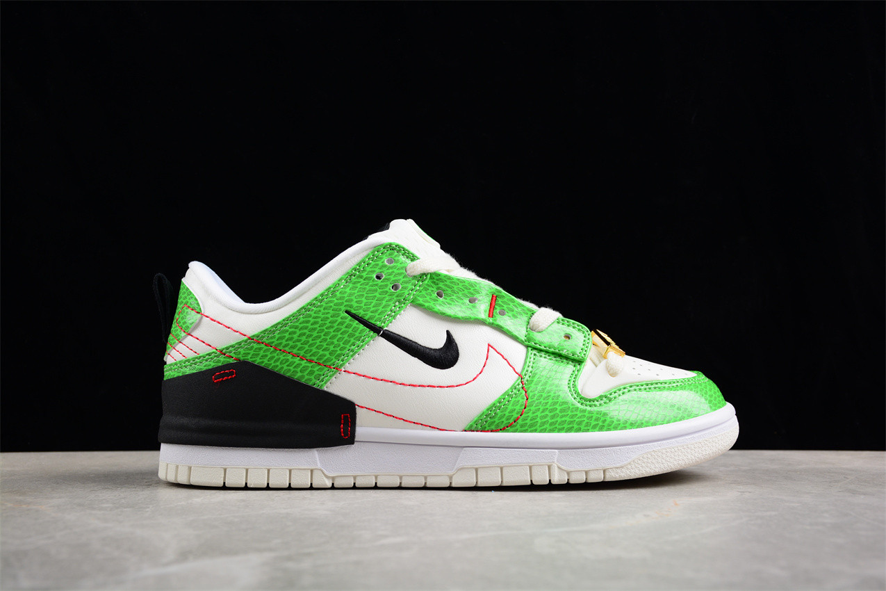 Nike Dunk Low Disrupt 2 Just Do It Snakeskin Green (W) DV1491-101