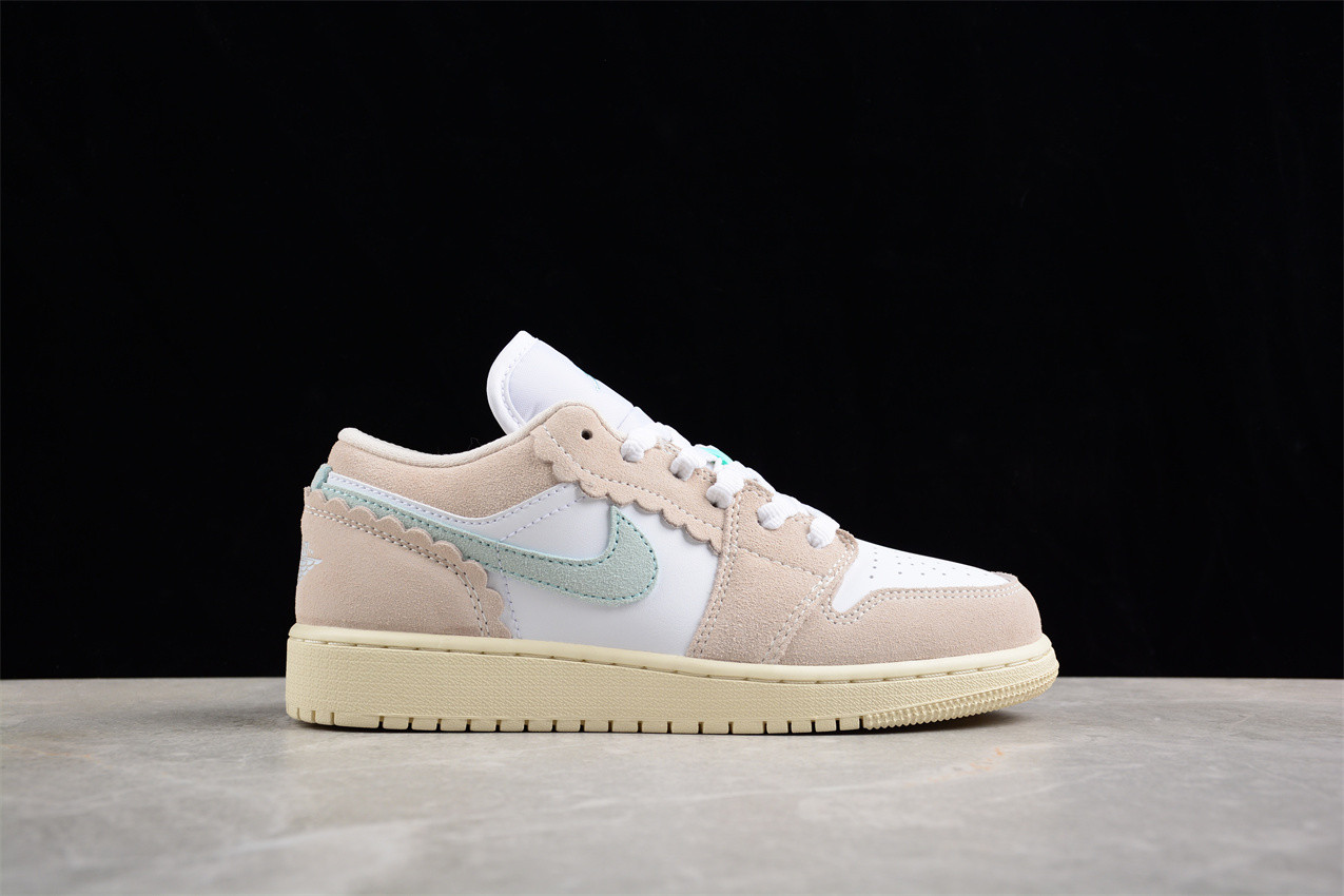 Jordan 1 Low SE Scalloped Edge Guava Ice (GS) DZ5356-800