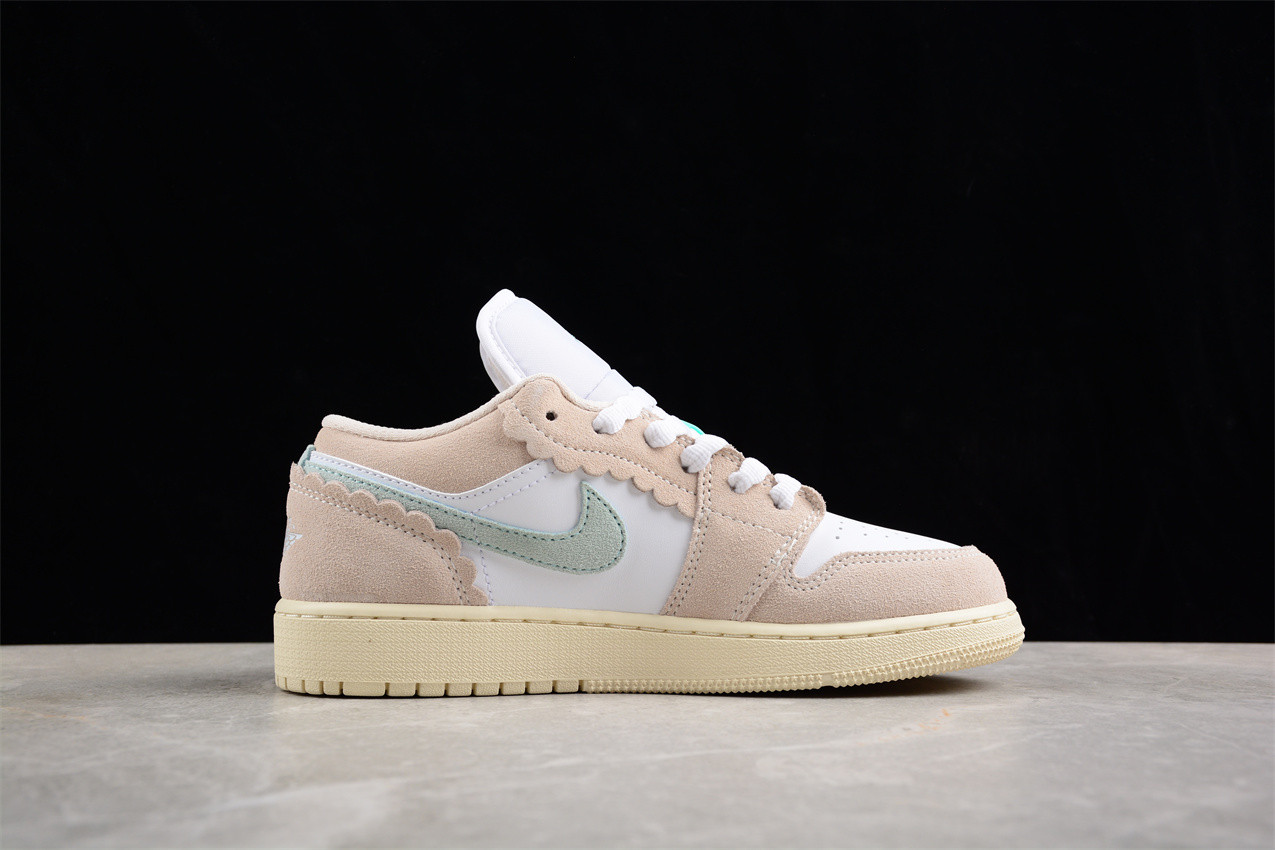 Jordan 1 Low SE Scalloped Edge Guava Ice (GS) DZ5356-800