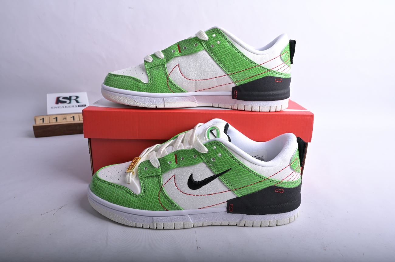 US$ 89.00 - Nike Dunk Low Disrupt 2 Just Do It Snakeskin Green (W ...