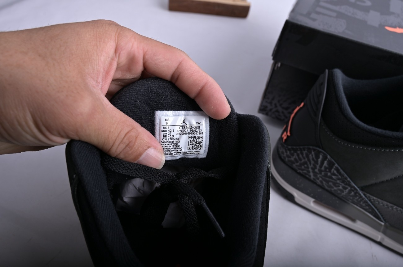 Air Jordan 3 Retro  Fear   CT8532-080