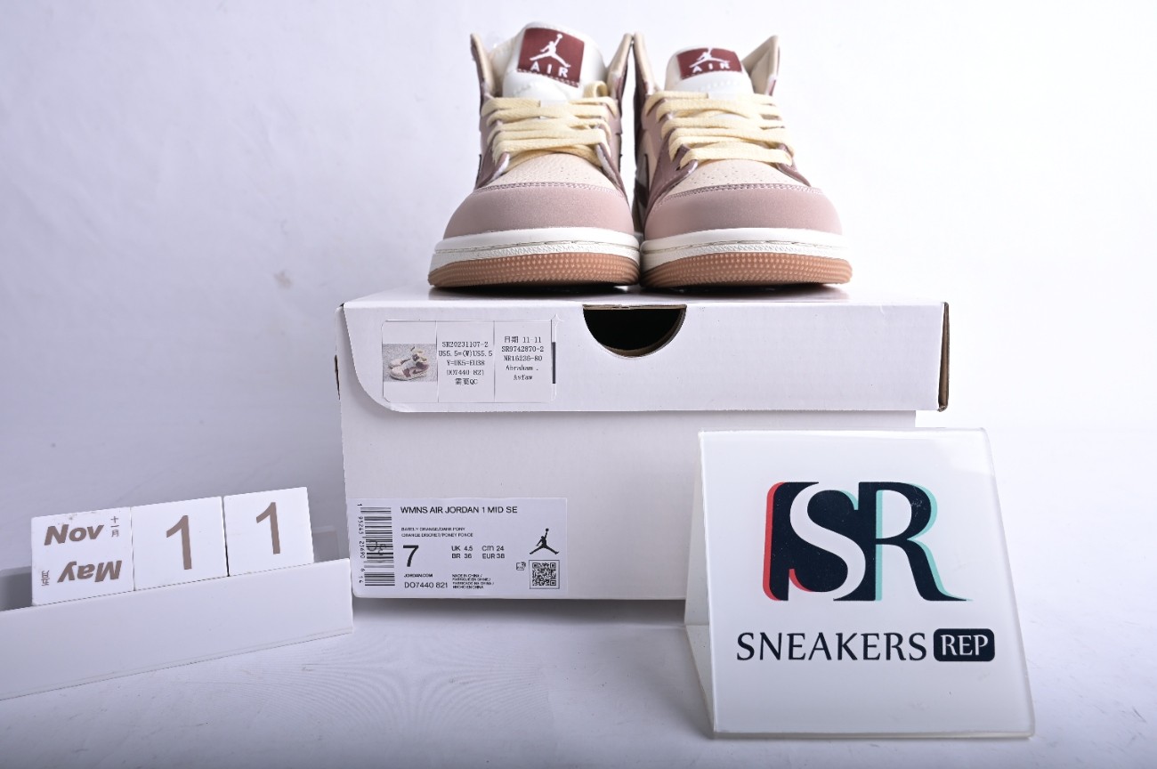 Jordan 1 Mid SE Dark Pony Smoky Mauve (W) DO7440-821