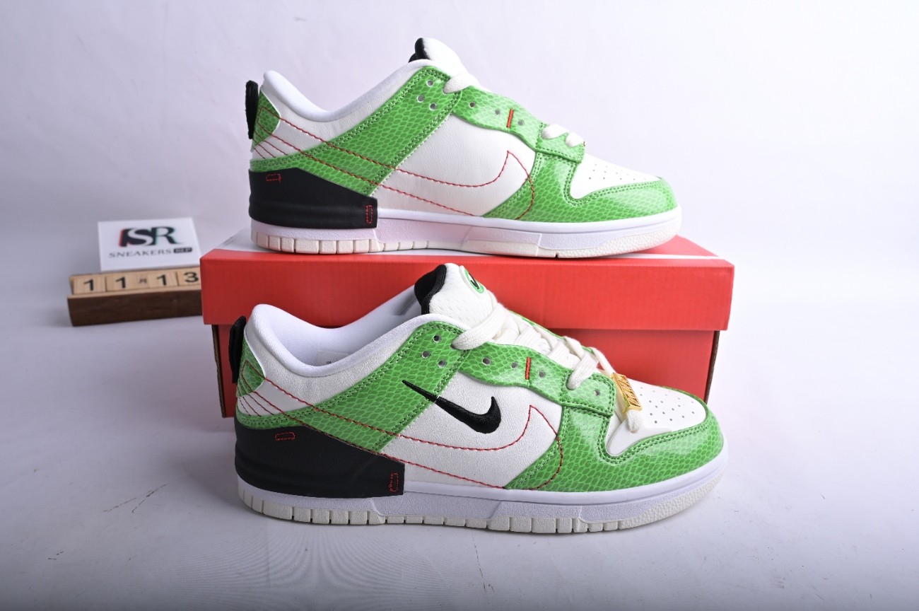 Nike Dunk Low Disrupt 2 Just Do It Snakeskin Green (W) DV1491-101