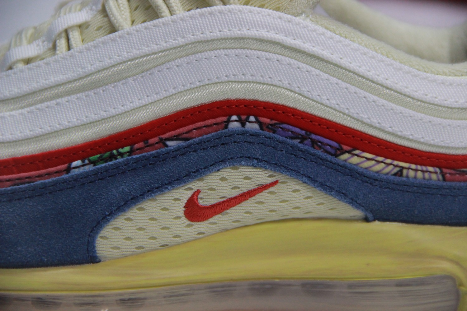 Nike Air Max 97 Coconut Milk Fossil Denim Red DV1486-162