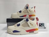 J Balvin x Air Jordan 4 White Blue Red FN0344-901