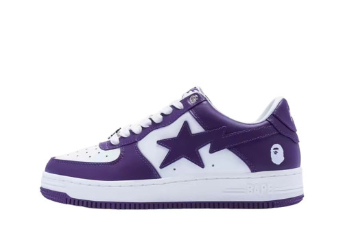 A Bathing Ape Bape Sta White Purple (2022) 1I70-291-006/1I70-191-007