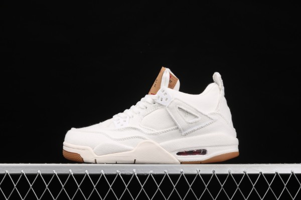 Jordan 4 Retro Levi's White (Levi's Tag) AO2571-100