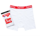 Supreme Hanes Boxer Briefs (4 Pack)White