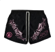 Hellstar Waxed Nylon Athletic Shorts Black