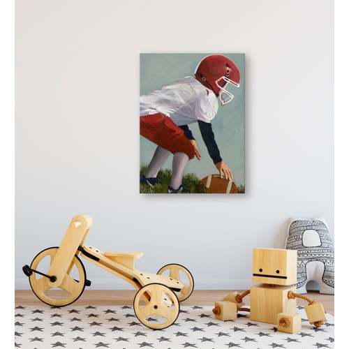 Lil' Football Star 2 Canvas Wall Art