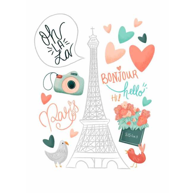 Valentine - Paris Canvas Wall Art