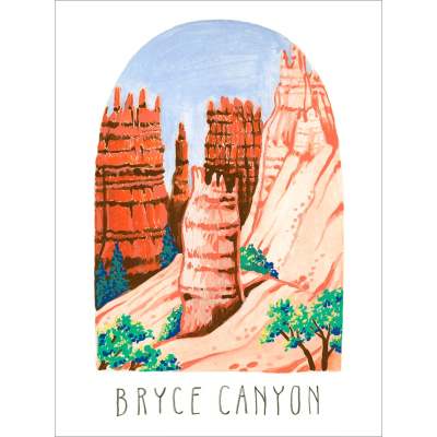National Parks - Bryce Canyon Canvas Wall Art