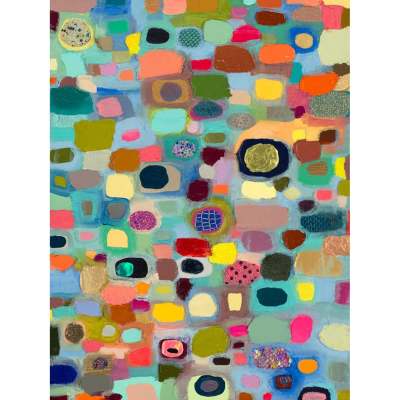 Bursts Of Color - I Canvas Wall Art